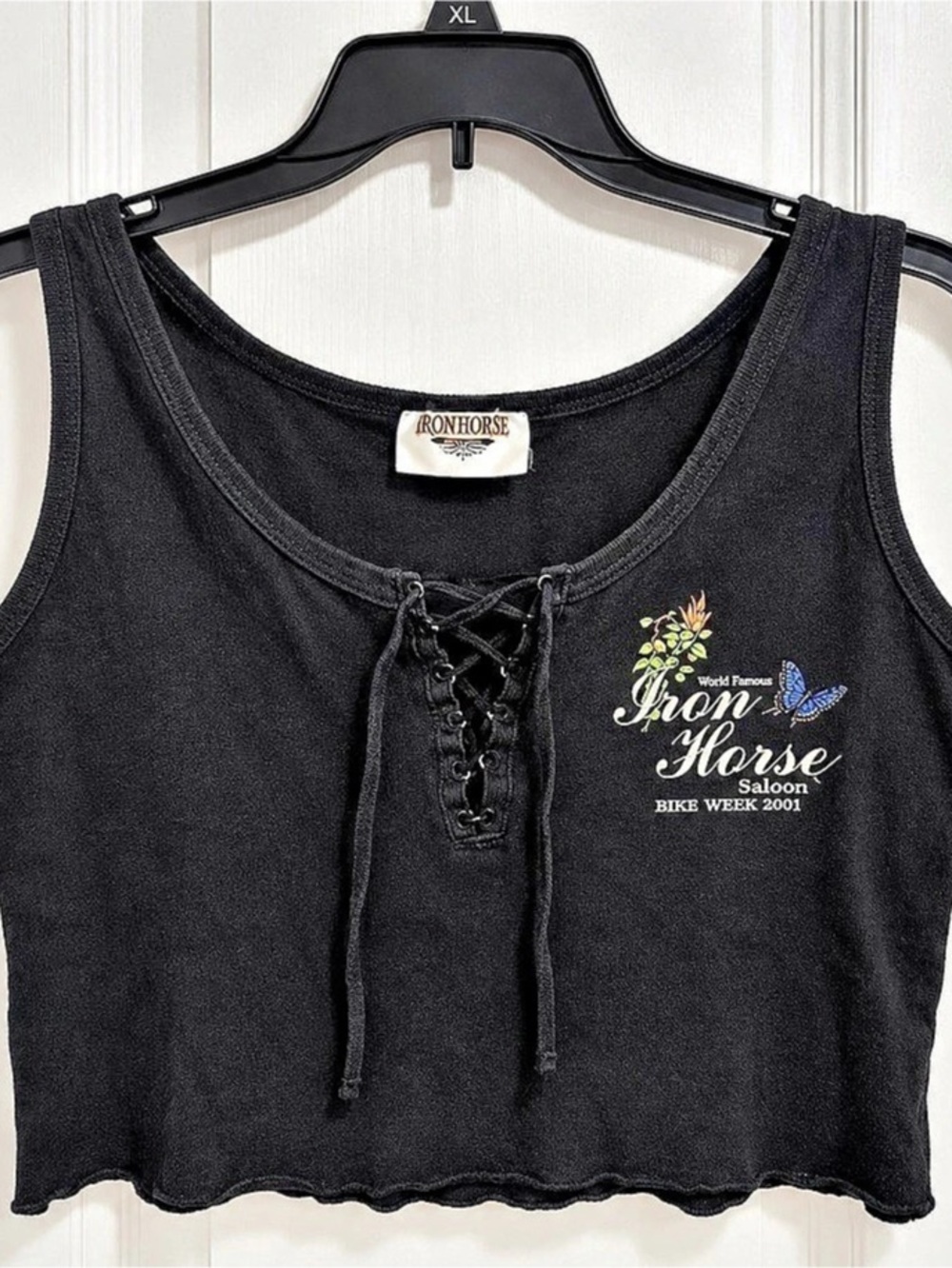 Iron Horse Saloon Bike Week 2015 Biker Tank Top Black Green